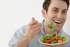 consumul de salată de legume în timpul tratamentului cu prostatită